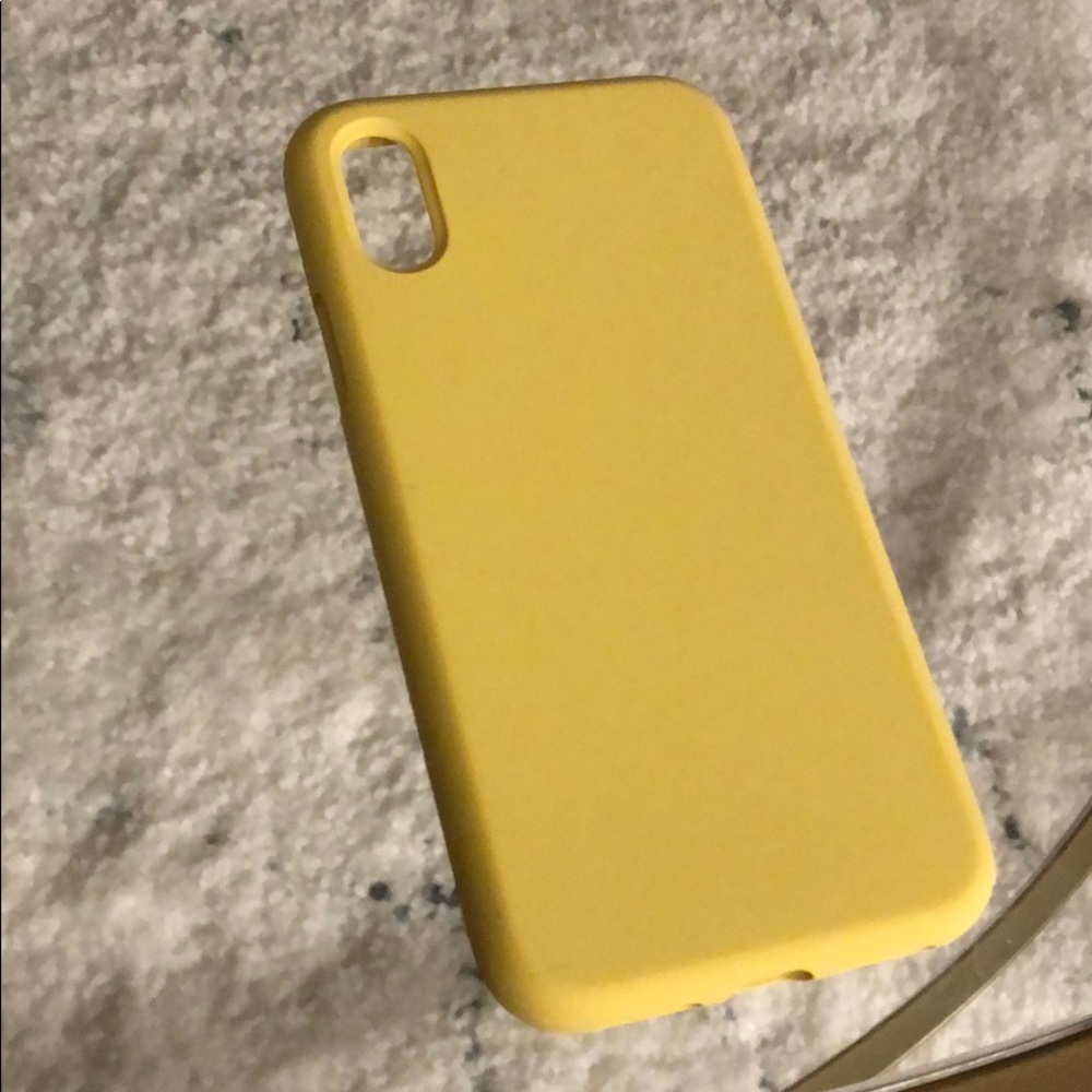 Yellow iPhone X Case